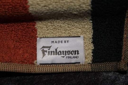 Ubrugt Finsk design luxus håndklæde fra slut 70'erne