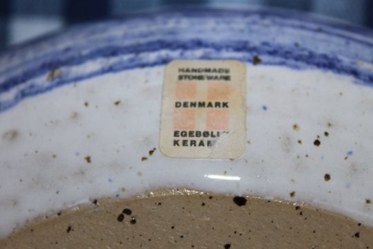 Keramik fad fra Egebølle Keramik