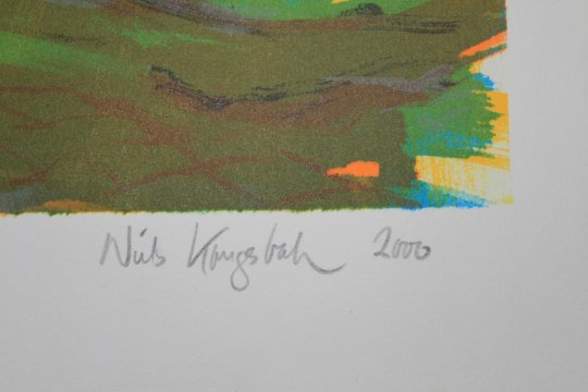 Super flot litografi Niels Kongsbak fra 2000