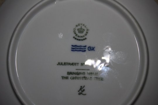 Royal Copenhagen juleplatte 1980