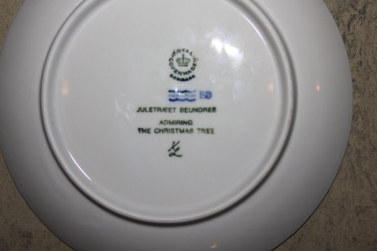 Royal Copenhagen juleplatte 1981