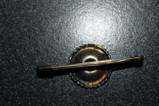 Magurit broche forgyldt sterlingsølv