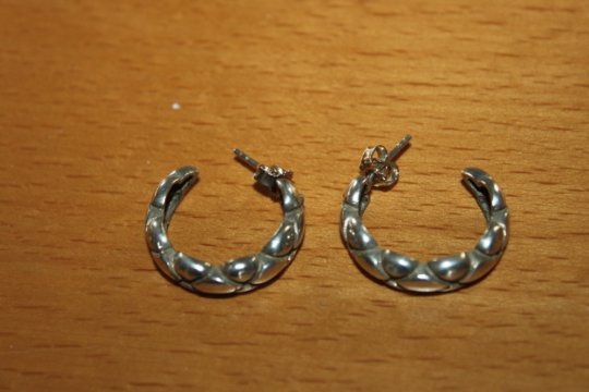 Sølv ørestiks/ringe