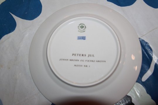 Royal Copenhagen Peters Jul platte