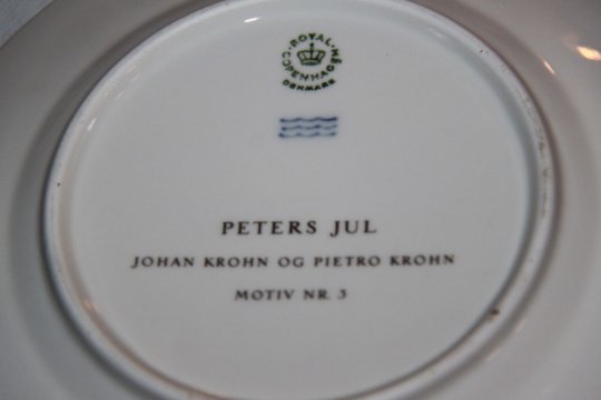 Royal Copenhagen Peters Jul platte