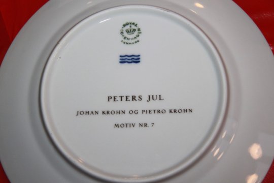 Royal Copenhagen Peters Jul platte